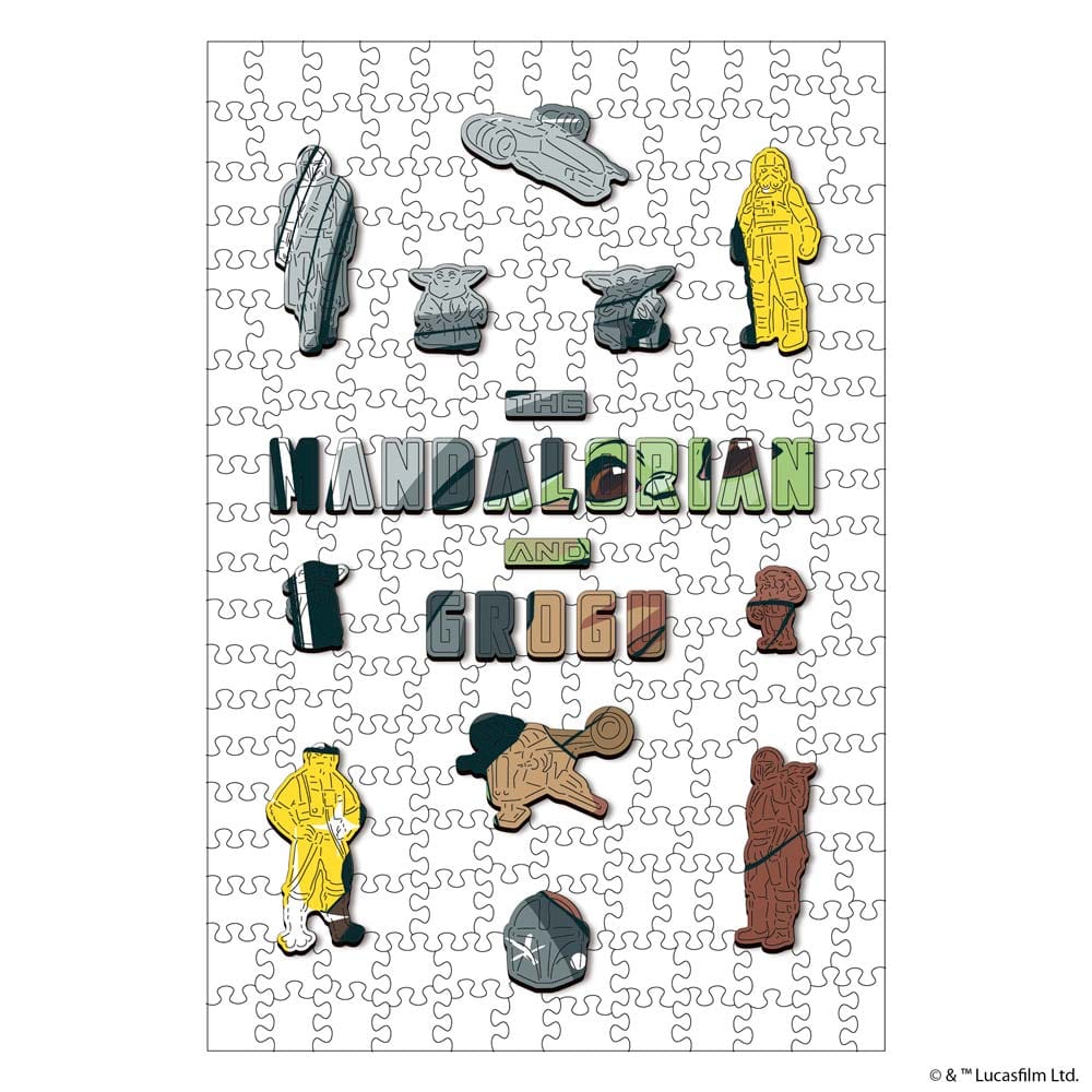 Wooden Jigsaw Puzzles Mandalorian and Grogu – Wooden Jigsaw Puzzle