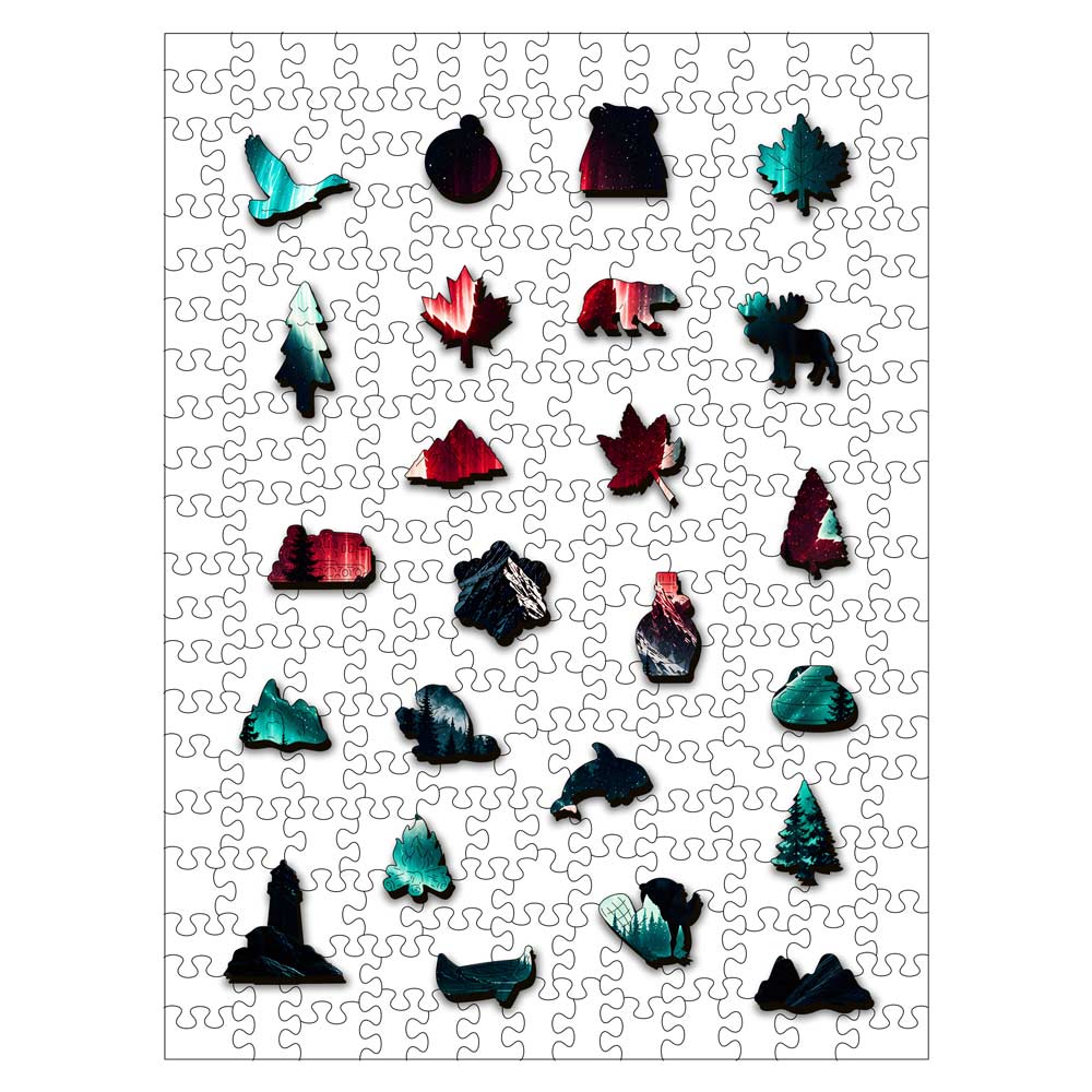 š„Limited Editionš„Northern Majesty - Wooden Jigsaw Puzzle