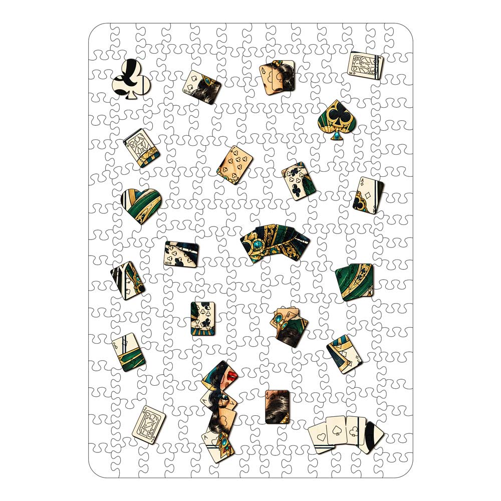 Queen Club - Wooden Jigsaw Puzzle