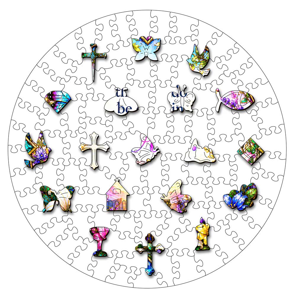 Let All That You Do Be Done in Love - Wooden Jigsaw Puzzle
