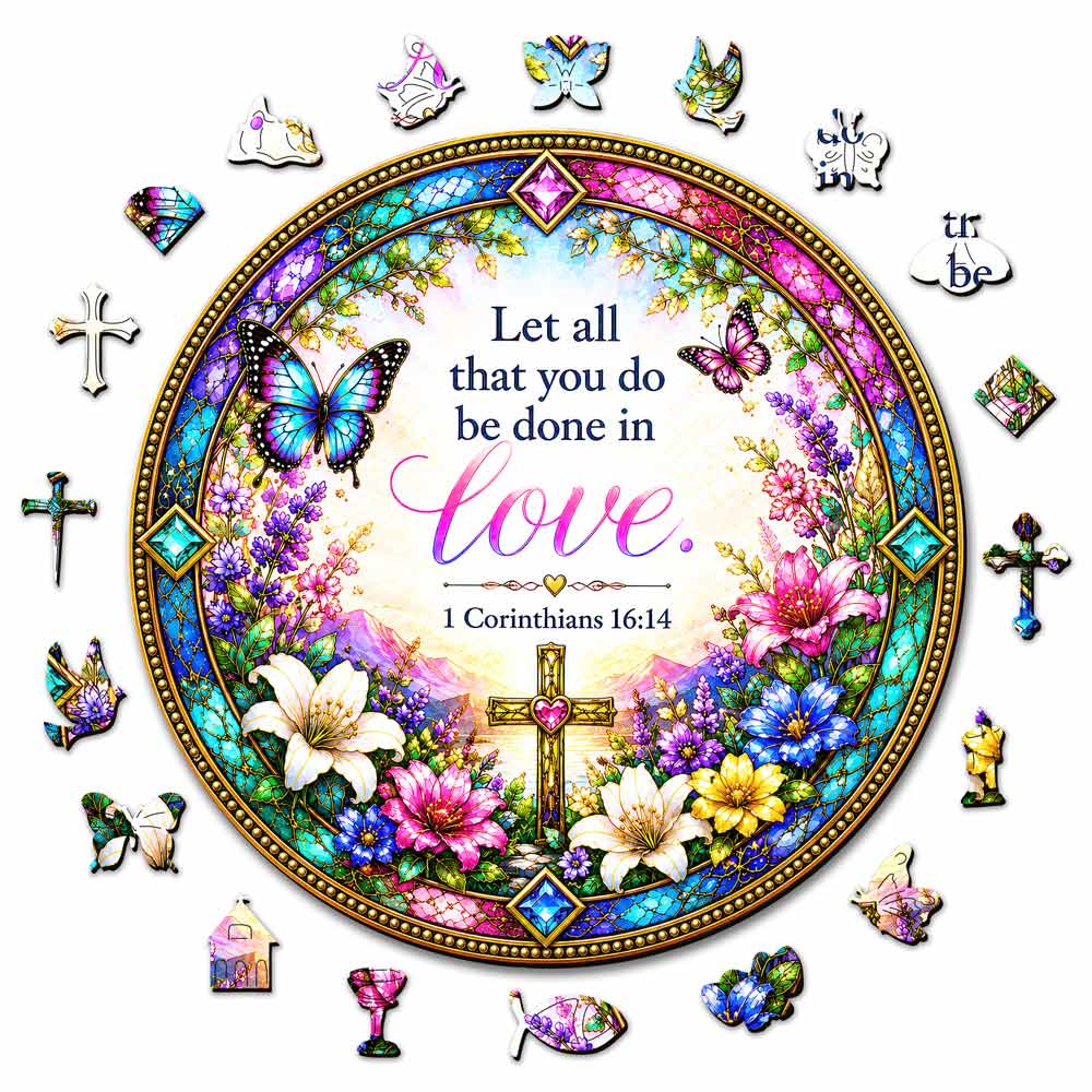12-Pack Bible Verse Wooden Jigsaw Puzzle Gift Set – Free Shipping Included