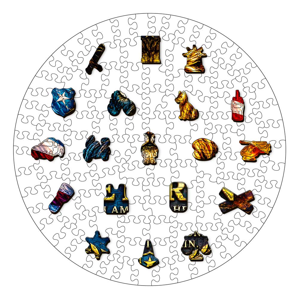Animal Jigsaw Puzzle > Wooden Jigsaw Puzzle > Jigsaw Puzzle Veteran Lion - Wooden Jigsaw Puzzle