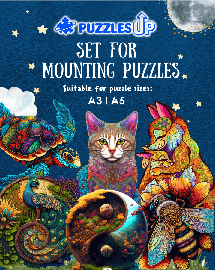 MOUNTING SET FOR A3/A5 SIZED PUZZLES