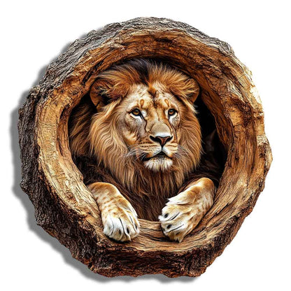 Savannah Lion - Wooden Jigsaw Puzzle