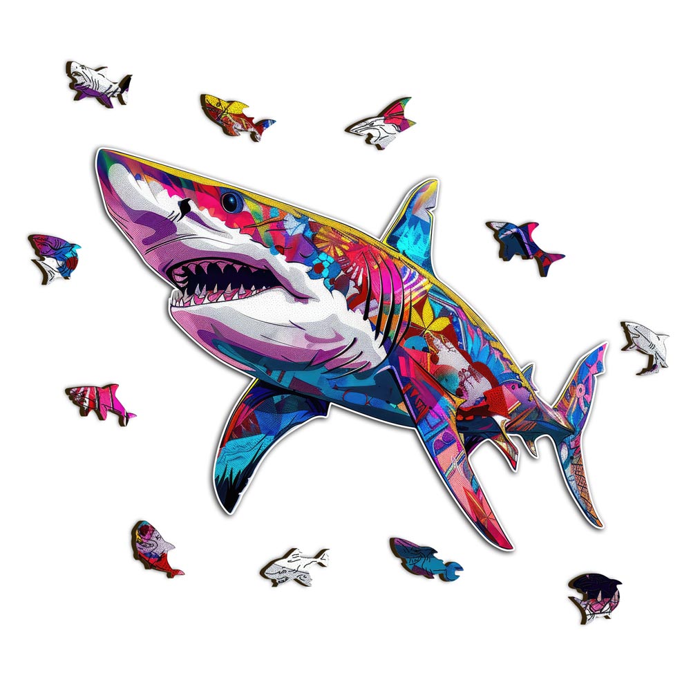 Shark - Wooden Jigsaw Puzzle