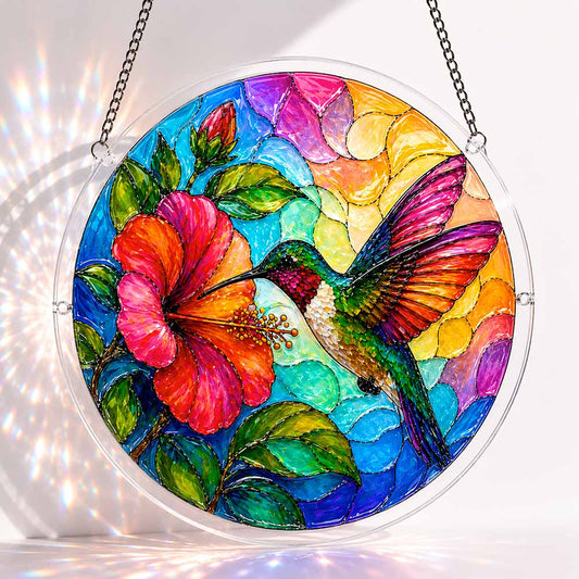 Garden Hummingbird - Acrylic Jigsaw Puzzle