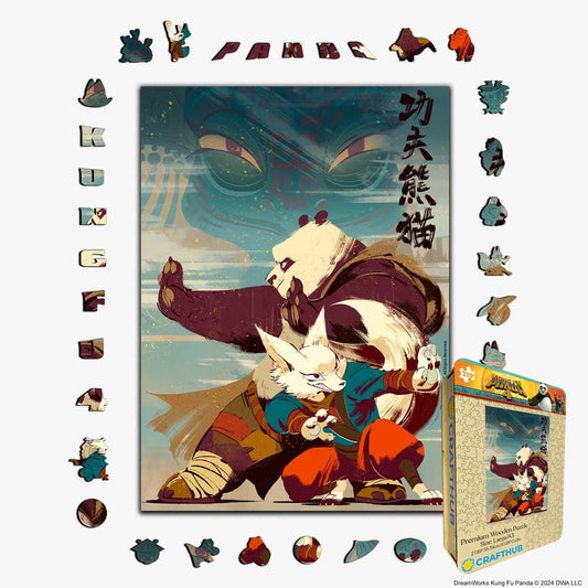 Animal Jigsaw Puzzle > Wooden Jigsaw Puzzle > Jigsaw Puzzle A4 + Wooden Gift Box Master Your Destiny - Wooden Jigsaw Puzzle