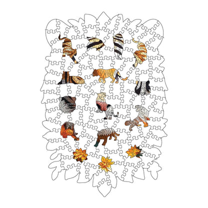 🔥Last Day - Forest Tiger - Wooden Jigsaw Puzzle