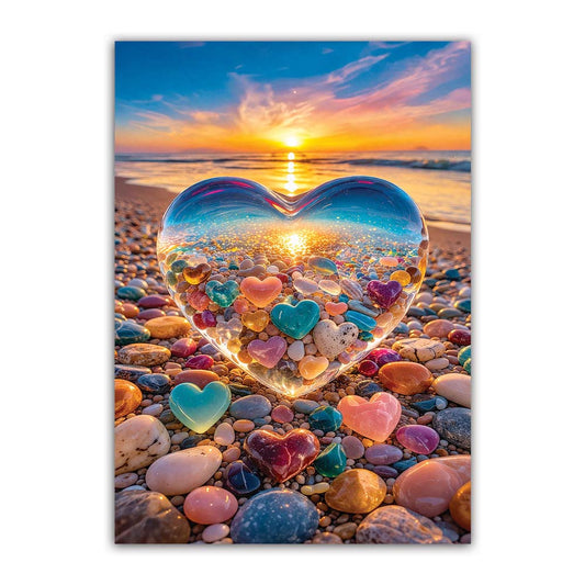 Crystal Heart - Wooden Jigsaw Puzzle