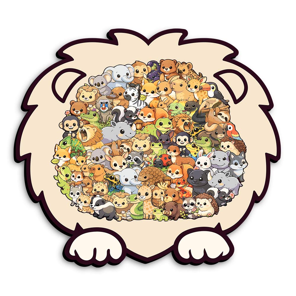 Jungle Life - Wooden Jigsaw Puzzle