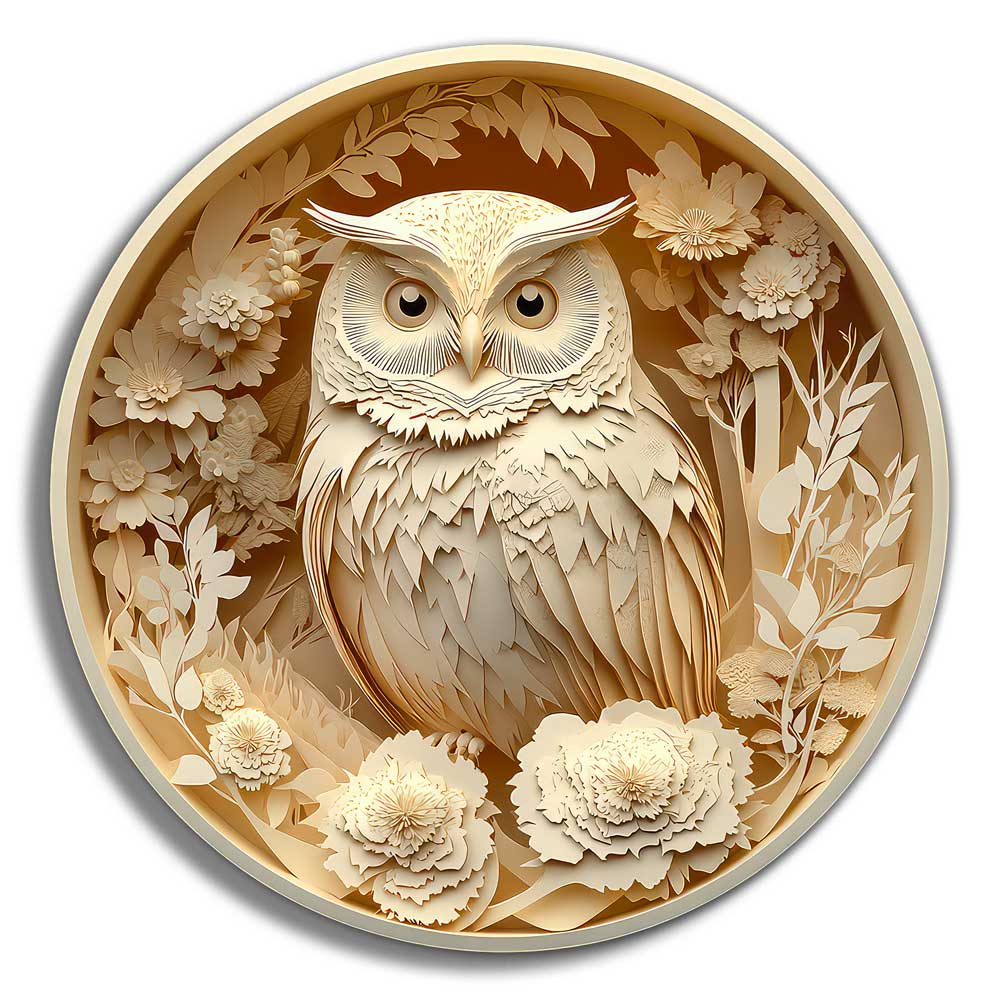 Carved Owl - Wooden Jigsaw Puzzle