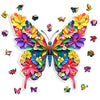 Colorful Butterfly - Wooden Jigsaw Puzzle