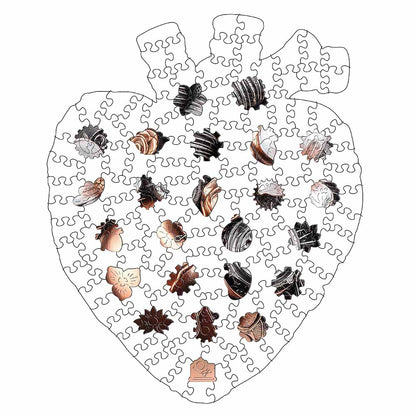 Mechanical Heart - Wooden Jigsaw Puzzle