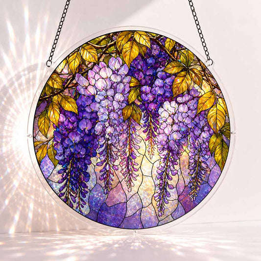 Purple Cascade - Acrylic Jigsaw Puzzle