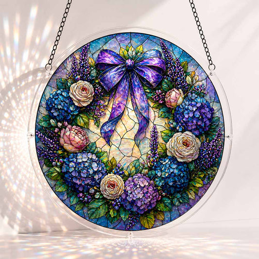 Violet Wreath - Acrylic Jigsaw Puzzle