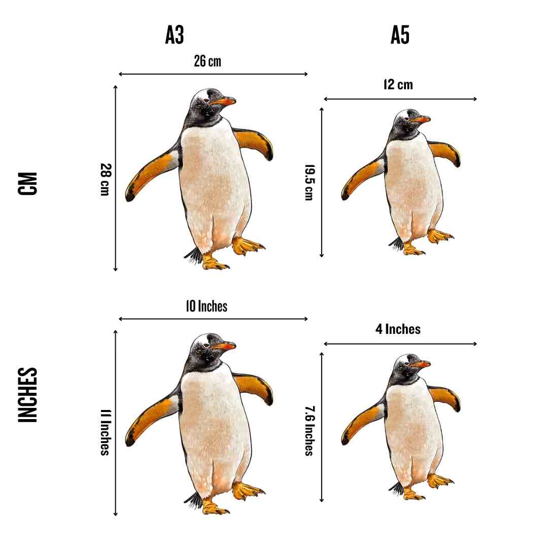 Penguin - Wooden Jigsaw Puzzle
