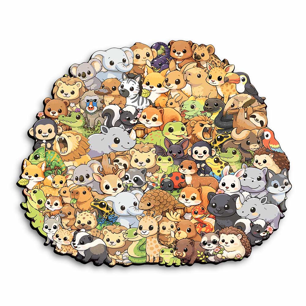 Jungle Life - Wooden Jigsaw Puzzle