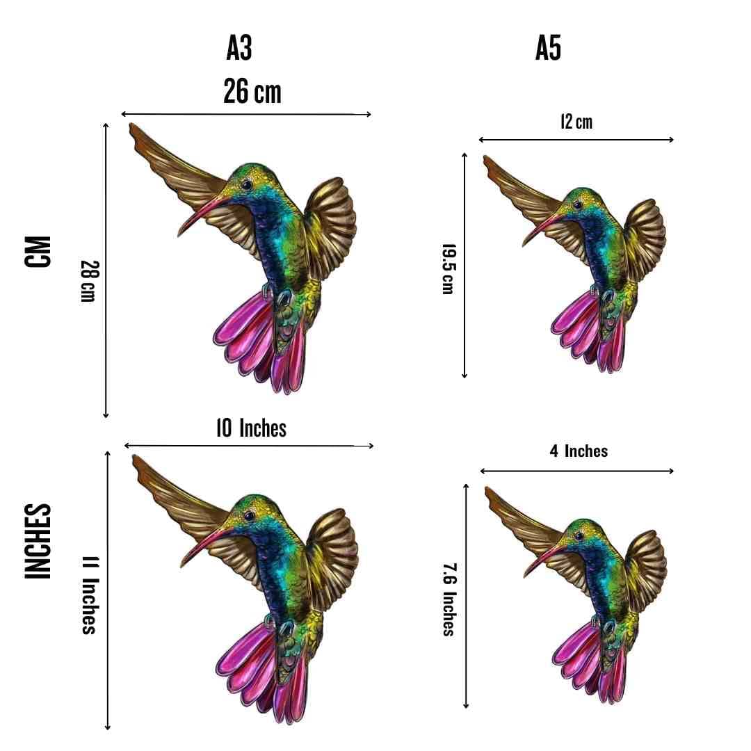 Hummingbird - Wooden Jigsaw Puzzle Out of stock