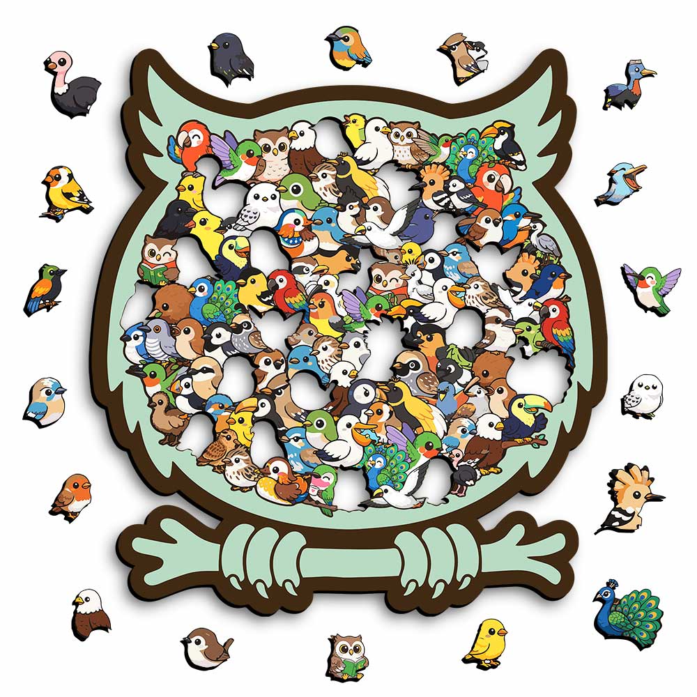 Forest Life - Wooden Jigsaw Puzzle