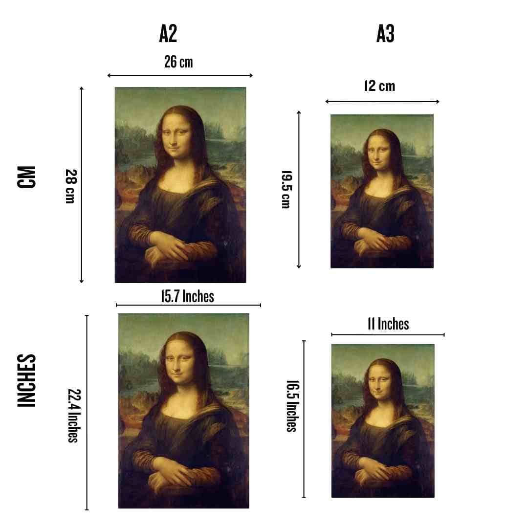 Mona Lisa - Wooden Jigsaw Puzzle