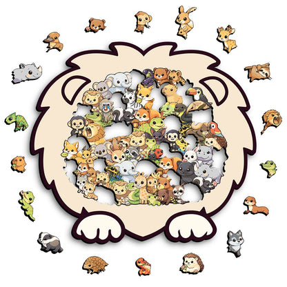 Jungle Life - Wooden Jigsaw Puzzle