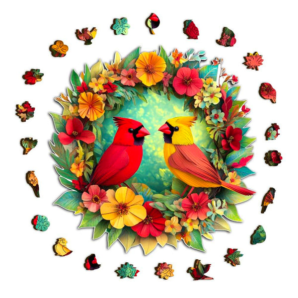 Cardinal - Wooden Jigsaw Puzzle