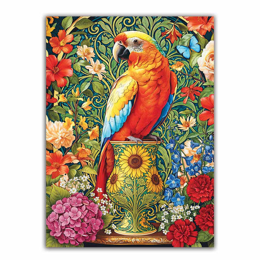Parrot Posing - Wooden Jigsaw Puzzle