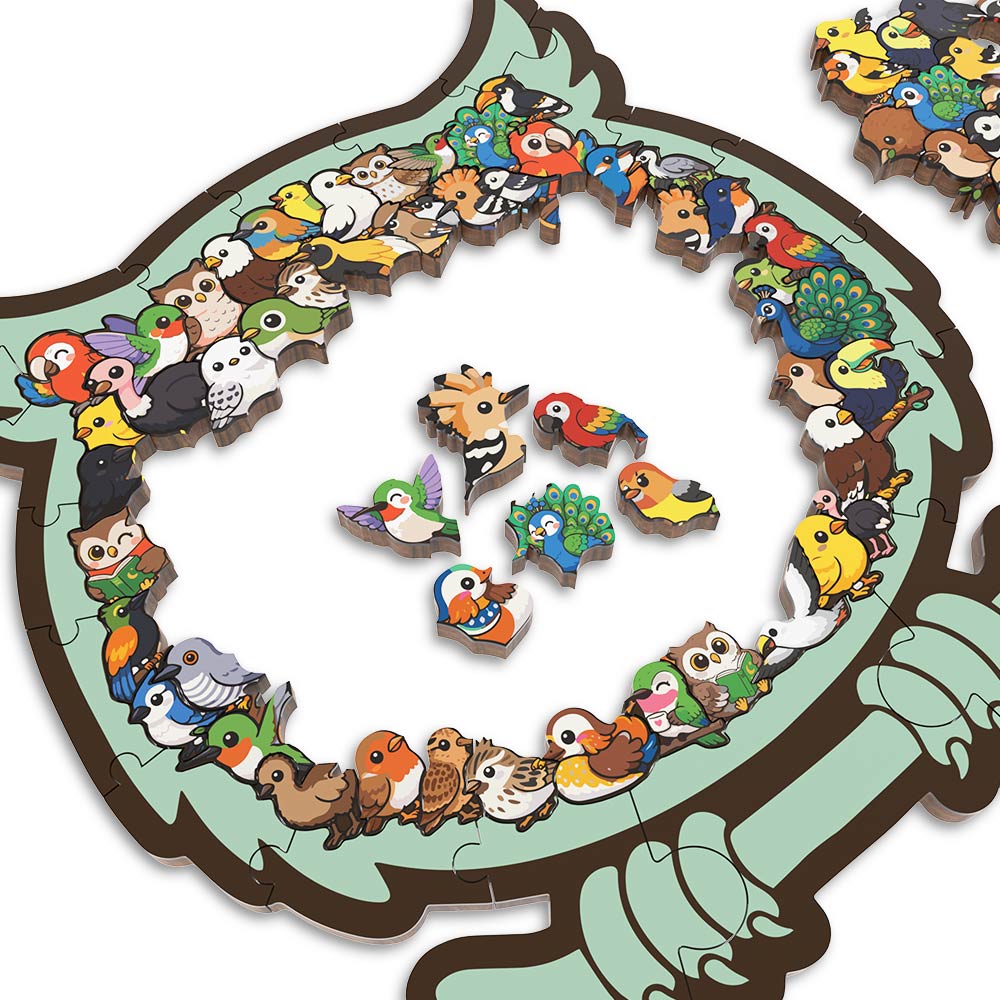 Forest Life - Wooden Jigsaw Puzzle