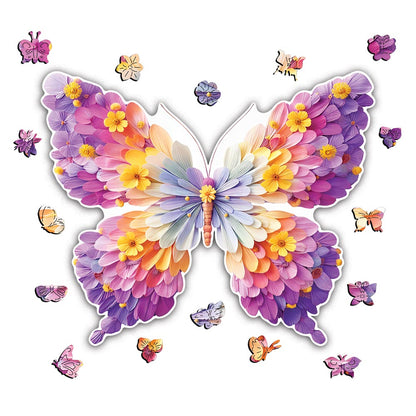 Dreamy Butterfly - Wooden Jigsaw Puzzle
