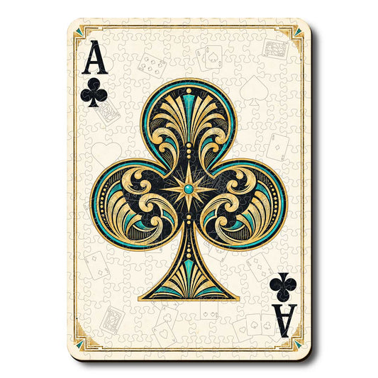 Ace Club - Wooden Jigsaw Puzzle
