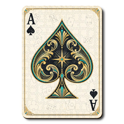 Ace Spade - Wooden Jigsaw Puzzle