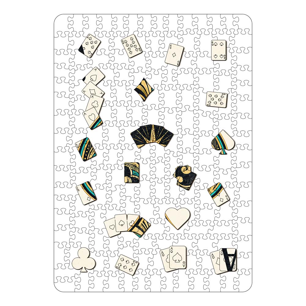 Ace Spade - Wooden Jigsaw Puzzle
