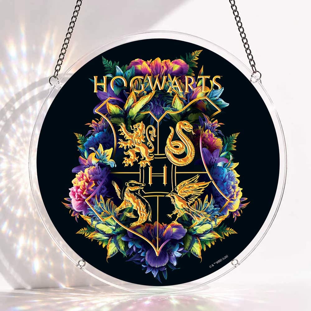 Harry Potter Acrylic Suncatcher - Hogwarts Crest
