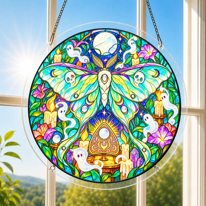 Acrylic Jigsaw Puzzle Suncatcher - Spirit Moth