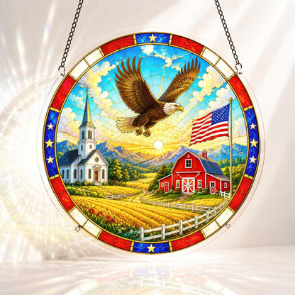 Acrylic Jigsaw Puzzle Acrylic Jigsaw Puzzle Suncatcher - Heartland Glory