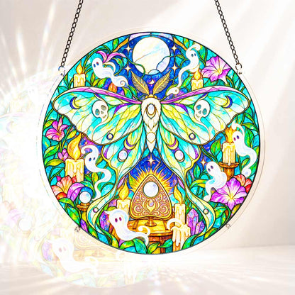 Acrylic Jigsaw Puzzle Suncatcher - Spirit Moth