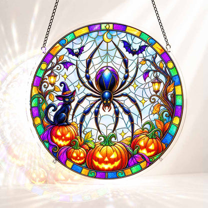 Acrylic Jigsaw Puzzle Suncatcher - Spooky Spider
