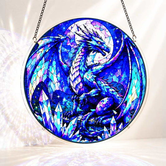 Acrylic Jigsaw Puzzle Suncatcher - Crystal Dragon