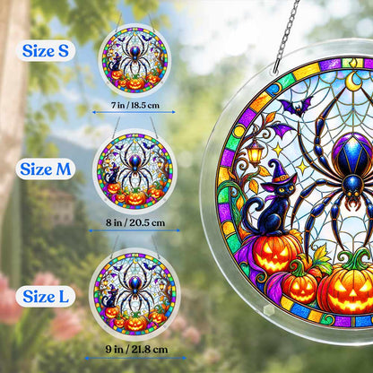 Acrylic Jigsaw Puzzle Suncatcher - Spooky Spider