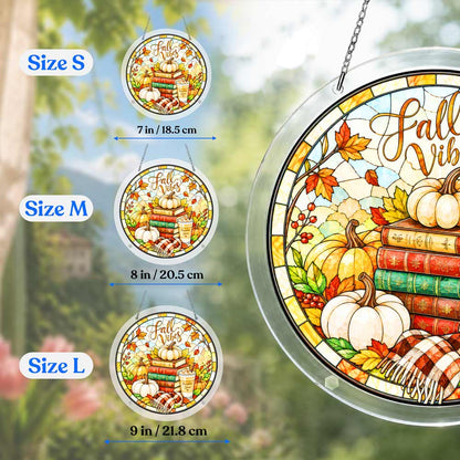 Acrylic Jigsaw Puzzle Suncatcher - Fall Vibes