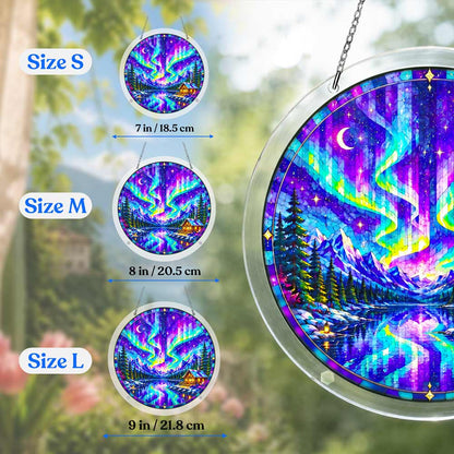 Acrylic Jigsaw Puzzle Suncatcher - Winter Retreat
