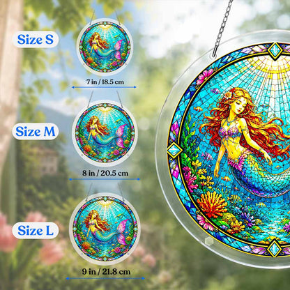 Acrylic Jigsaw Puzzle Suncatcher - Mermaid Beauty
