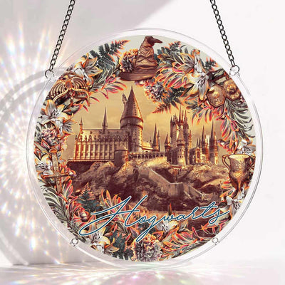 Acrylic Jigsaw Puzzle S - (7 inch) Acrylic Jigsaw Puzzle Suncatcher - Hogwarts Legacy