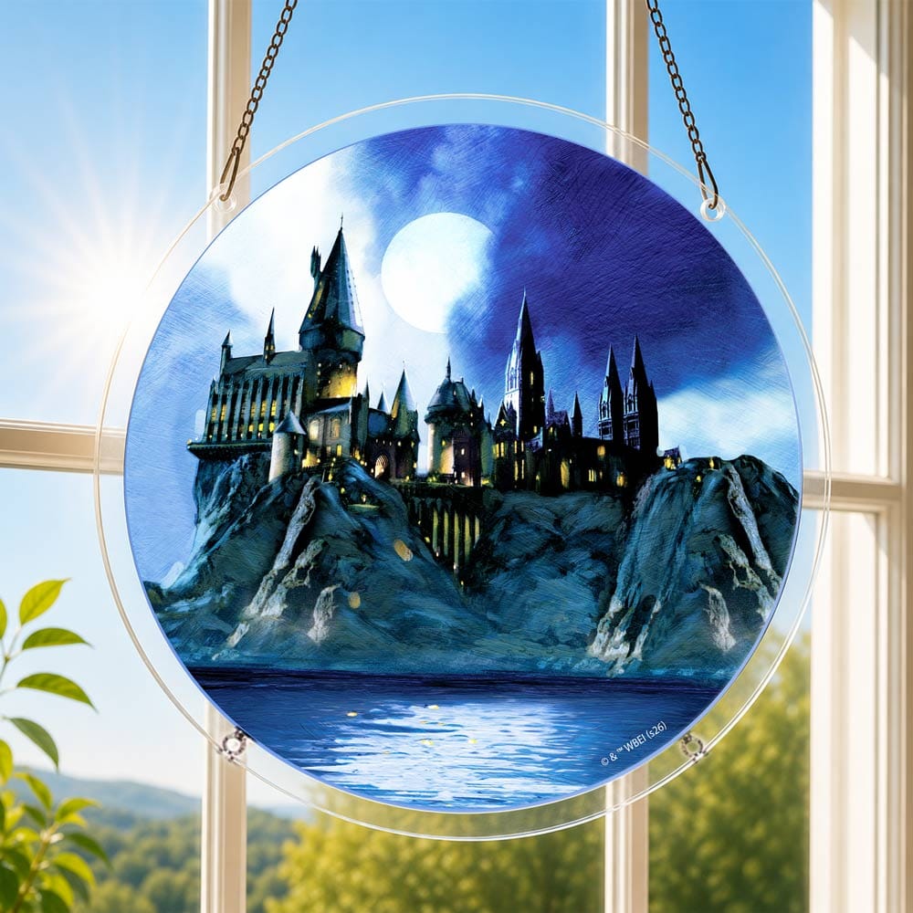 Acrylic Jigsaw Puzzle Acrylic Jigsaw Puzzle Suncatcher - Magical Hogwarts Castle