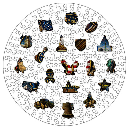 🔥Limited Edition🔥 Liberty Heritage - Wooden Jigsaw Puzzle