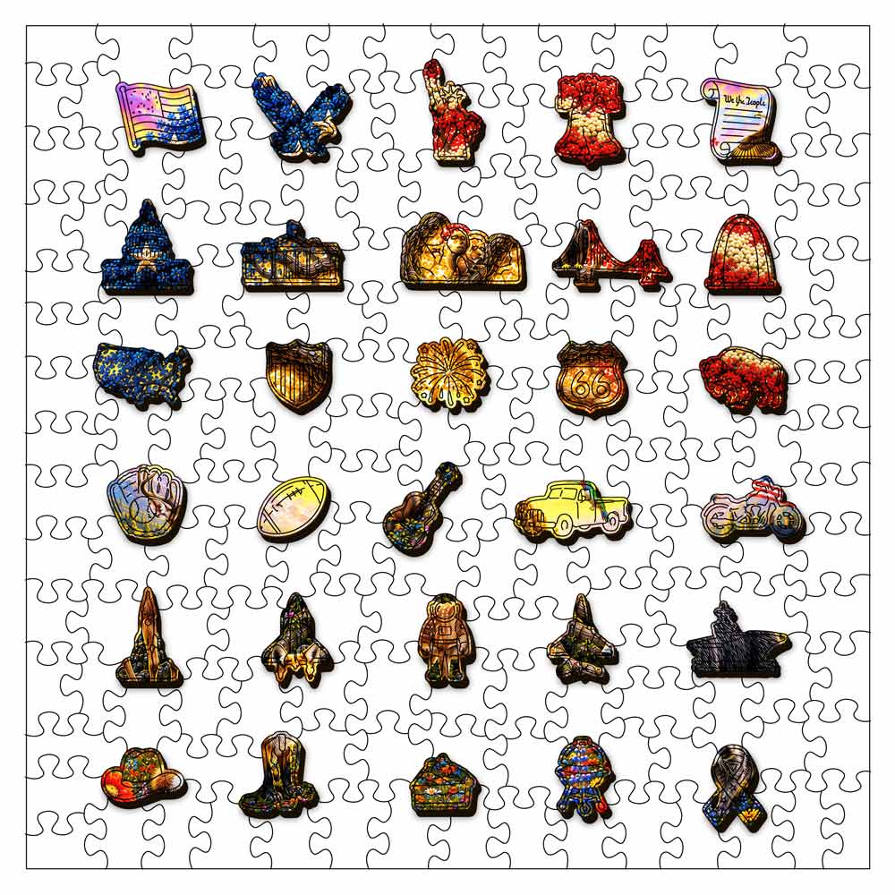 🔥Last Day🔥 Only 10 Left! American Heartland - Wooden Jigsaw Puzzle