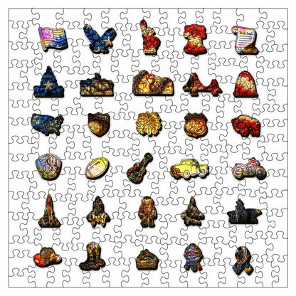 🔥Last Day🔥 Only 10 Left! American Heartland - Wooden Jigsaw Puzzle