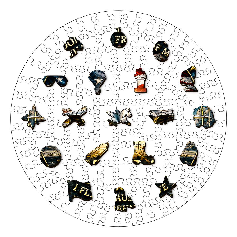 Animal Jigsaw Puzzle > Wooden Jigsaw Puzzle > Jigsaw Puzzle American Defender - Wooden Jigsaw Puzzle