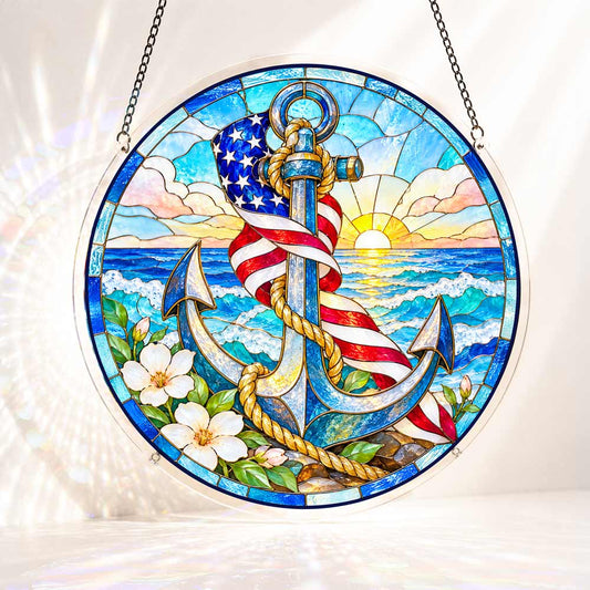 Acrylic Jigsaw Puzzle Suncatcher - Anchor of Service