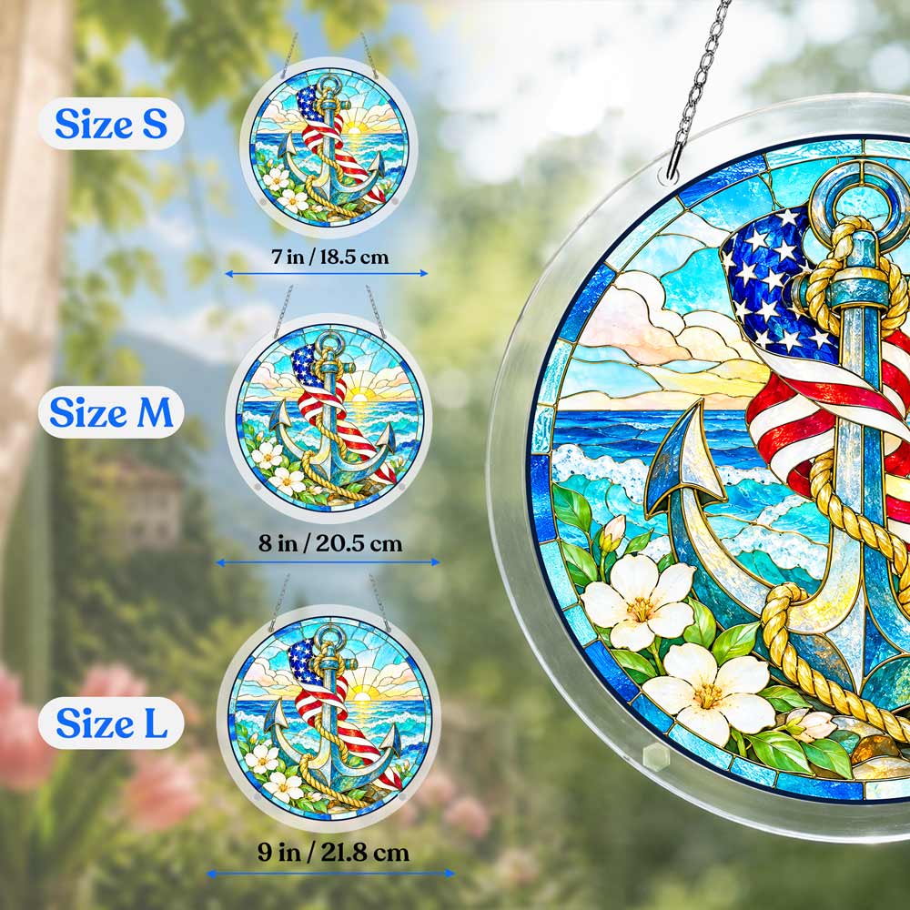 Acrylic Jigsaw Puzzle Suncatcher - Anchor of Service